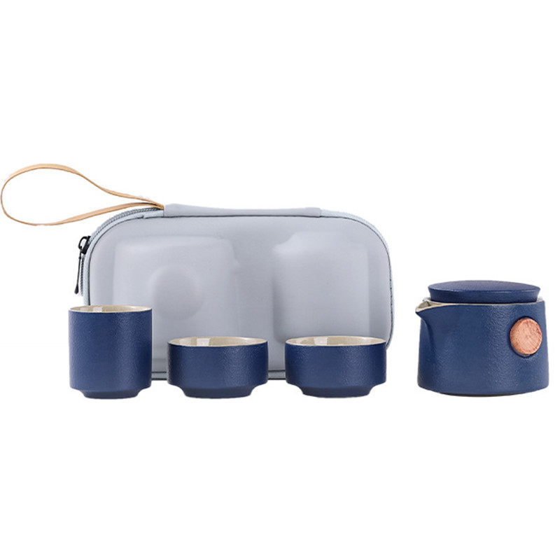 Verbeter je thee tijd met onze draagbare Black Pottery Kung Fu Set onderwijs gericht