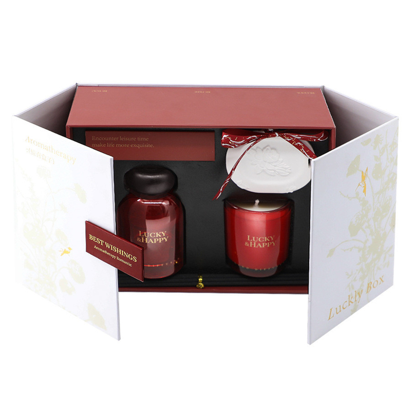Silk Screen Printing Indoor Aromatherapie Hanger voor het jaar Aromatherapie Kaars Geschenk Set