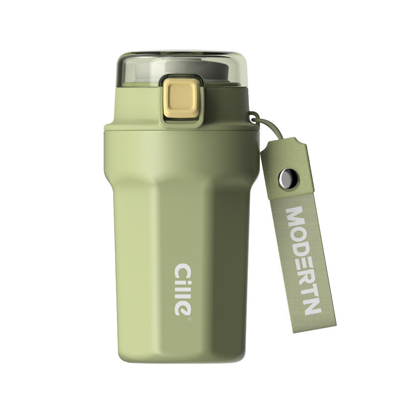 Draagbare grote capaciteit Internet Celebrity Cup met 1 kleurengrafiek 400 ml waterbeker