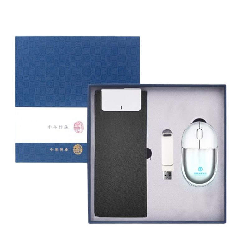 Hotel &amp; Resort Custom Mouse Business Gift Box Set voor meerdere combinatie logo's