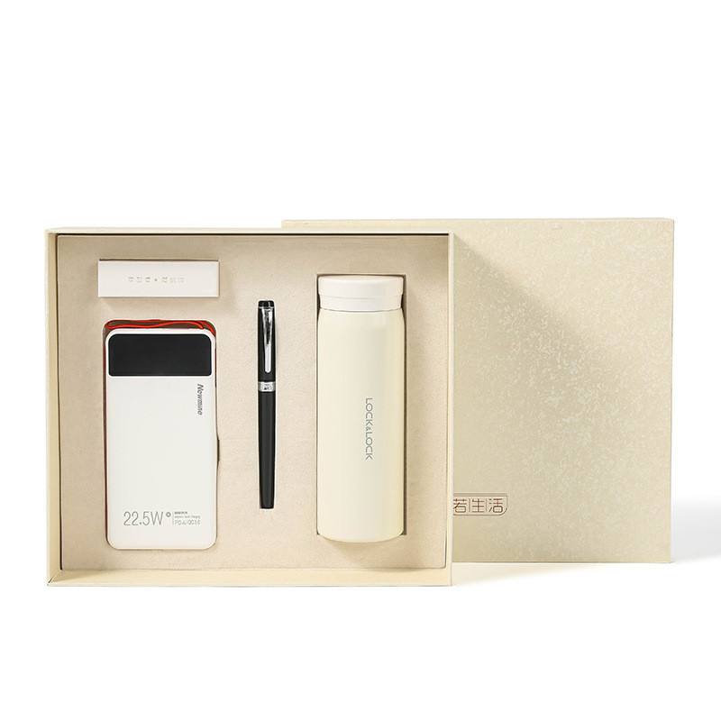 Le Kou Isolatie Cup 280ml Newman 22.5W Fast Charge 10000mAh Signature Pen voor een gepersonaliseerd zakelijk cadeau