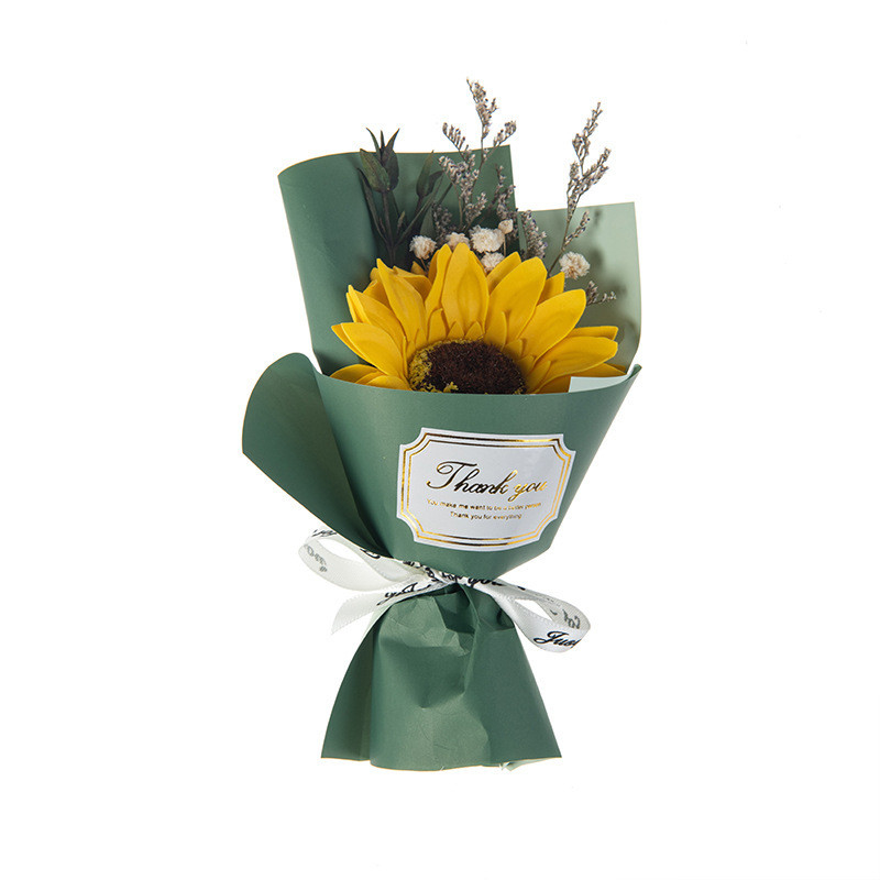 4 Kleurgrafieken Geprinte Festival Boeket Zeep Bloem Perfect voor Back to School Gift