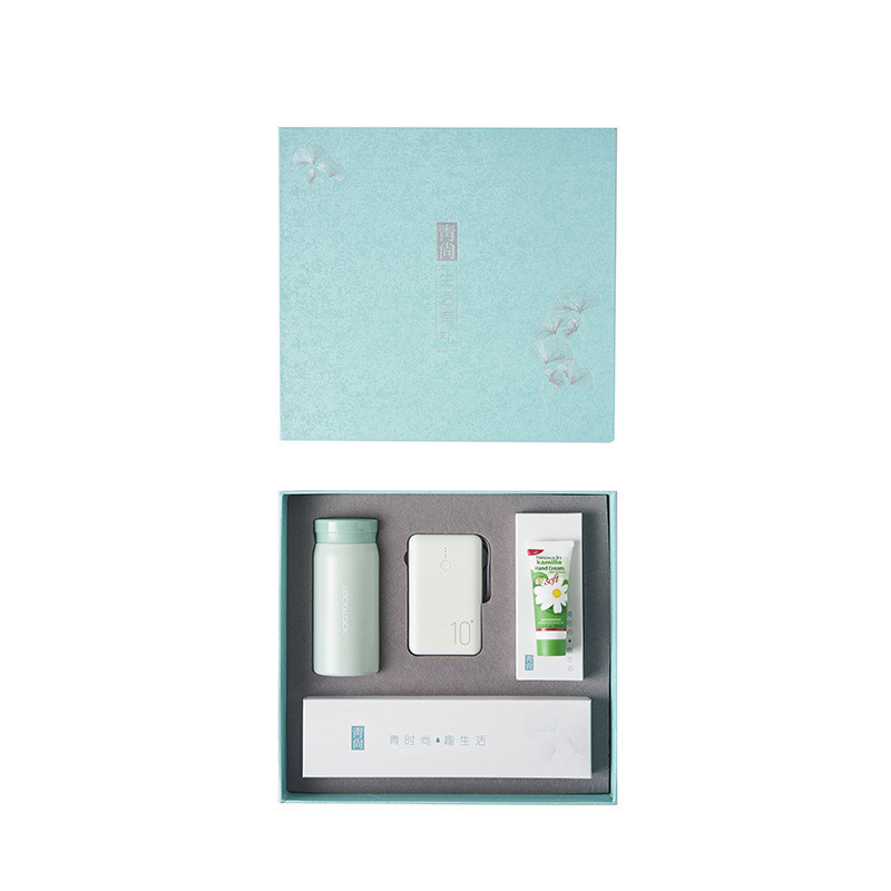 Le Buckle Geïsoleerde Cup 200 ml Mobiele stroomvoorziening Waterdichte rugzak Hand Cream Zakencadeau