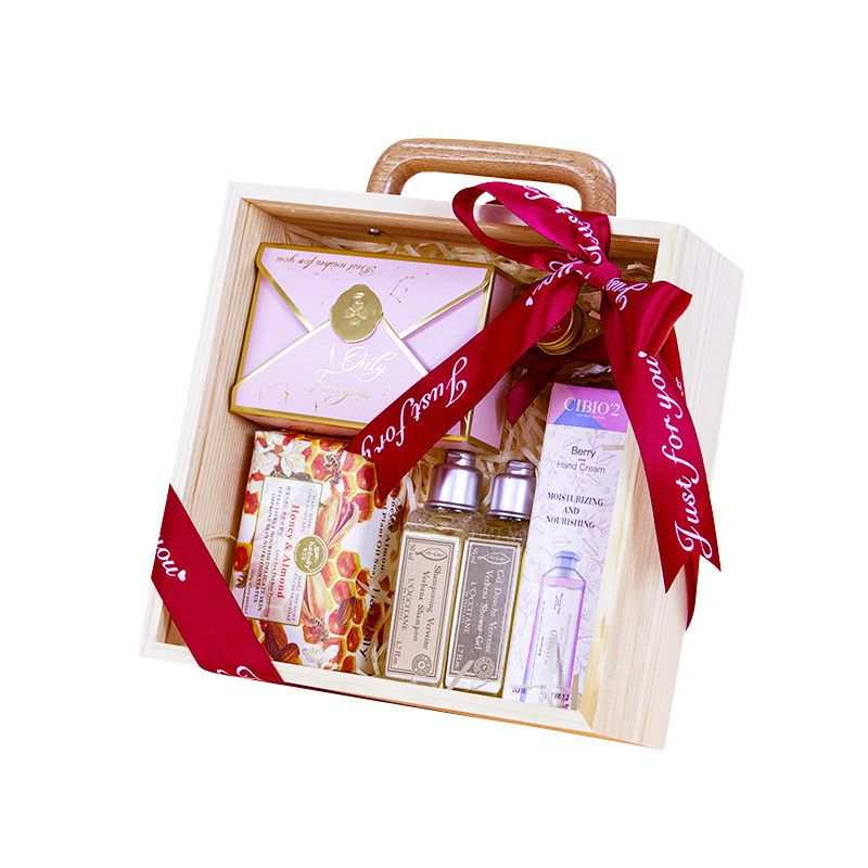 Acrylische dekking Net Red Gift Box Ins Style Houten doos voor bedrijfsjarig jubileum