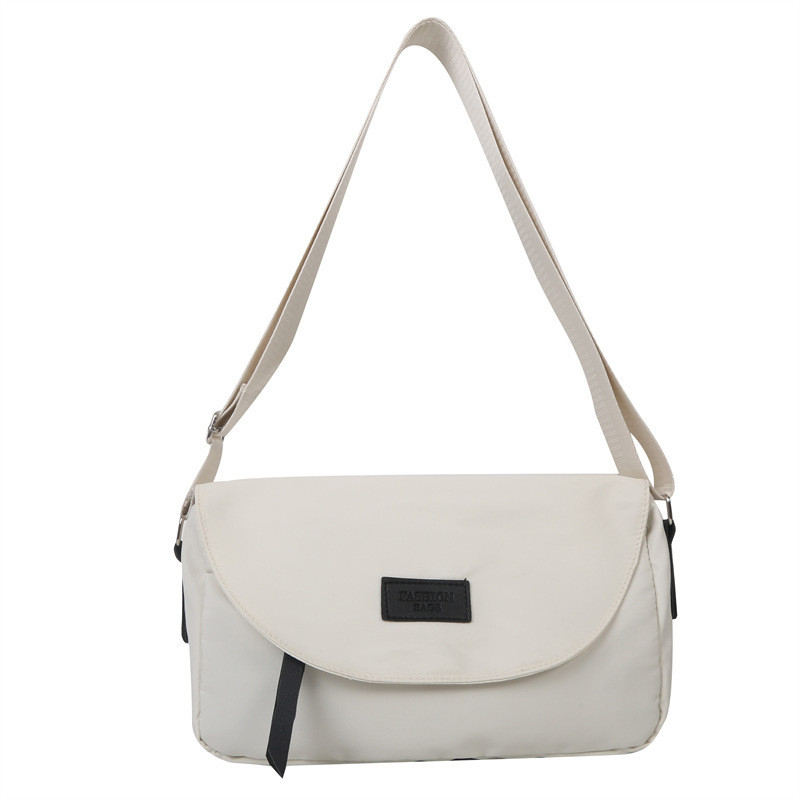 Klantenlogo Modieus Pendeltas Vaste Kleur Eenvoudige Crossbody Tas Werknemer Geschenk