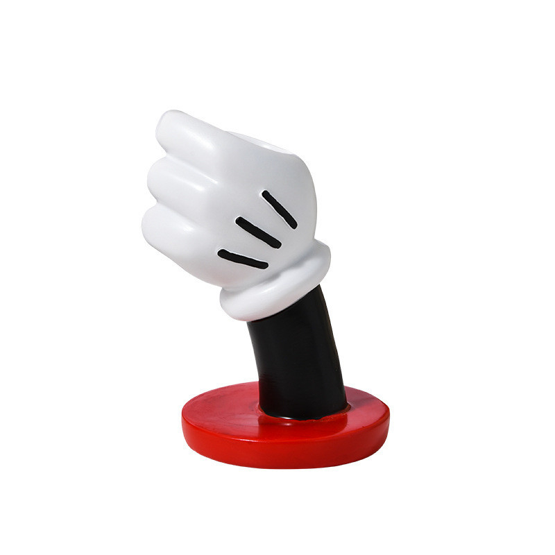 Unieke logo design Moderne minimalistische Mickey Hand Vase voor creatieve Home Art Decoratie