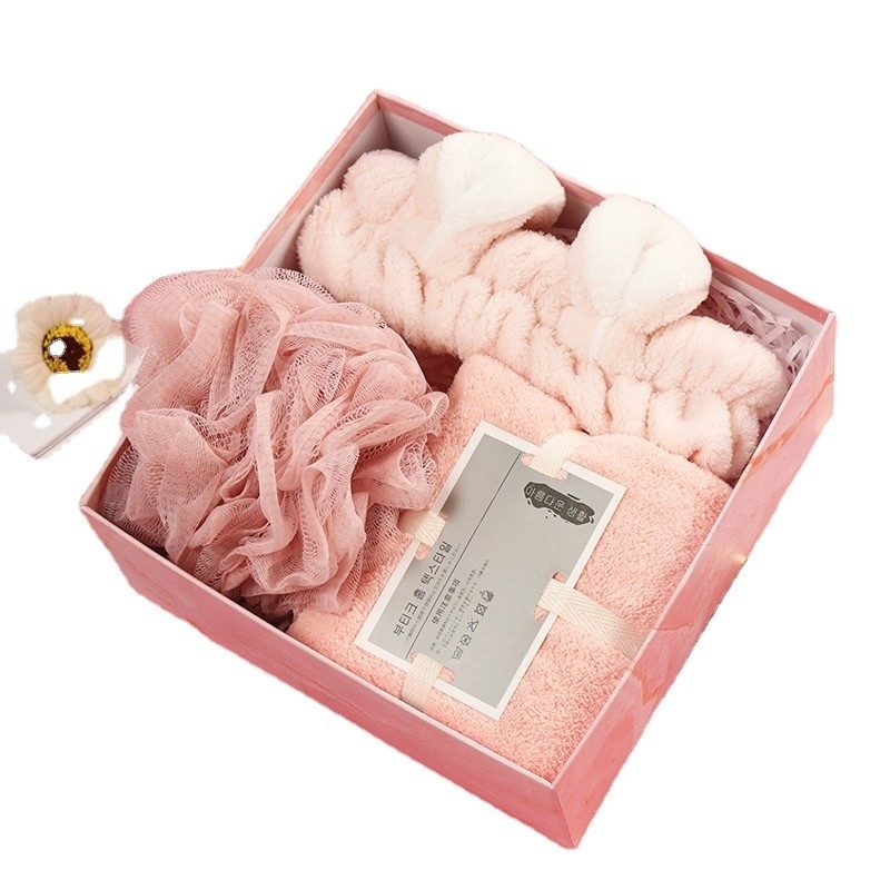 Perfecte cadeau voor reizigers Koralen fluwelen absorberende beer handdoek in aangepaste kleuren
